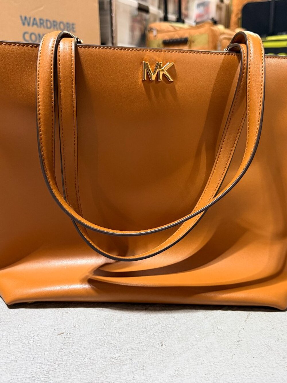 Michael Kors Mott Medium Leather Tote Bag